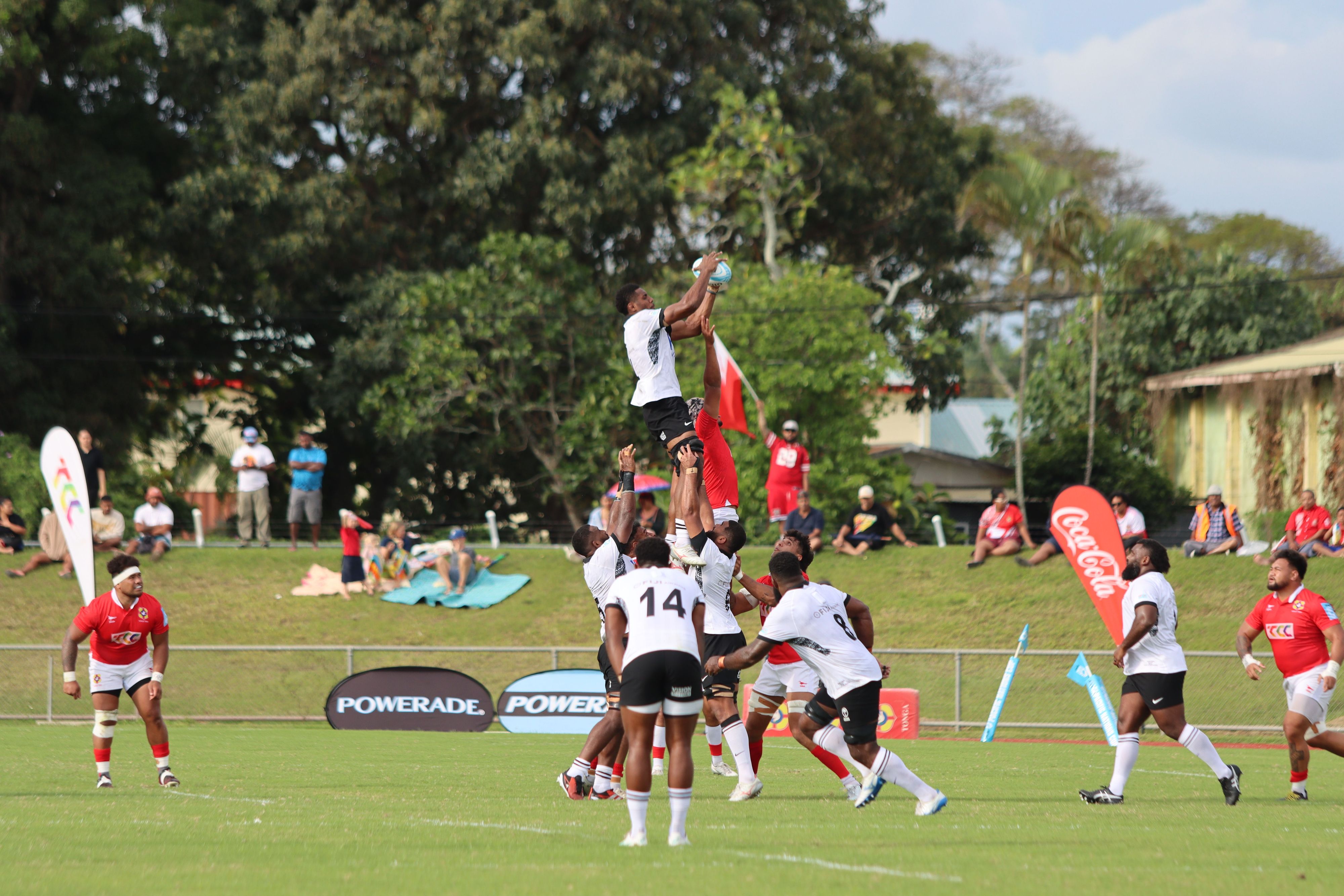 Fiji thrash Tonga despite red card to top Pacific Nations Cup pool