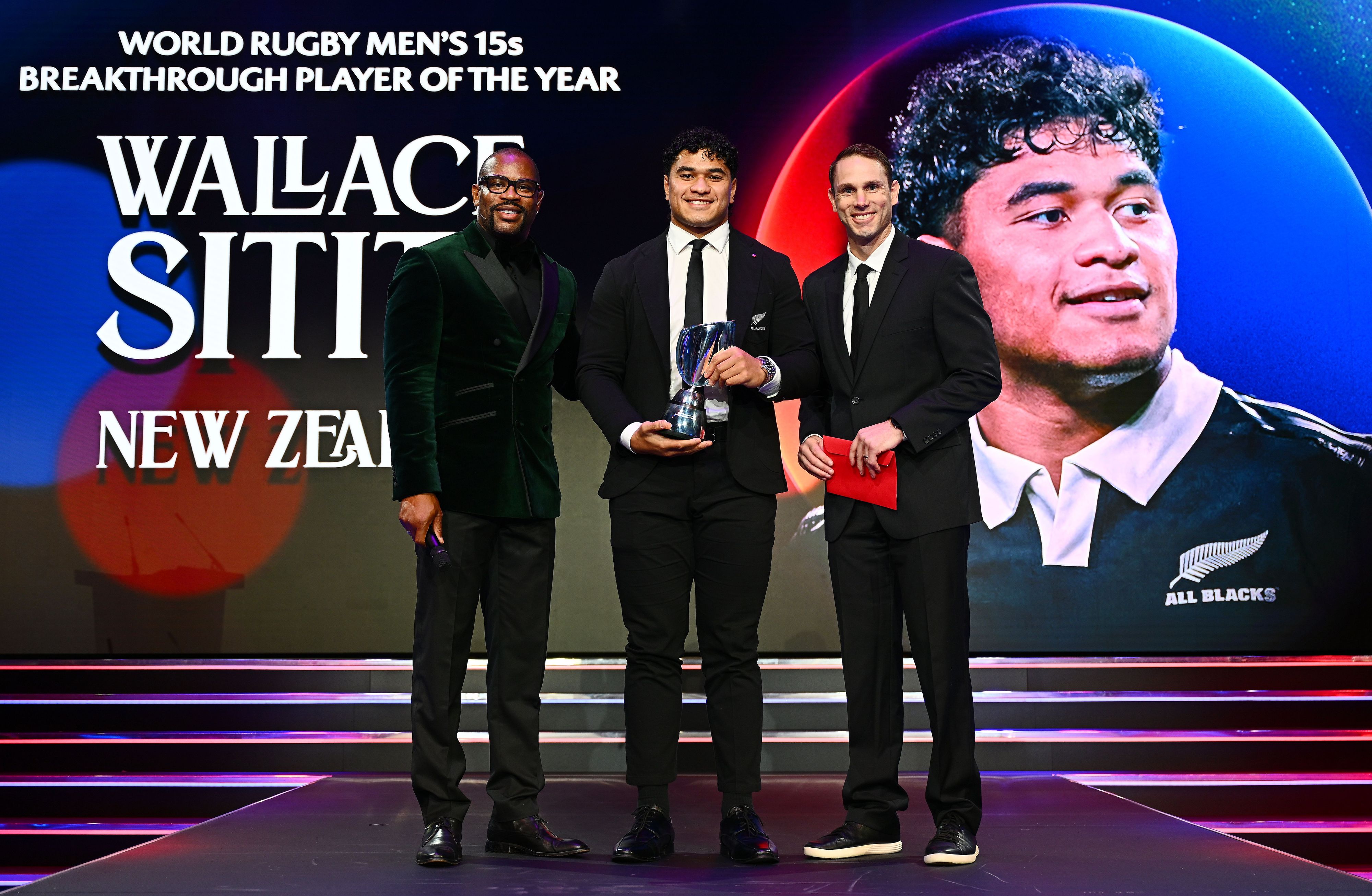 Wallace Sititi wins Men’s 15s World Rugby Breakthrough Player of the Year award
