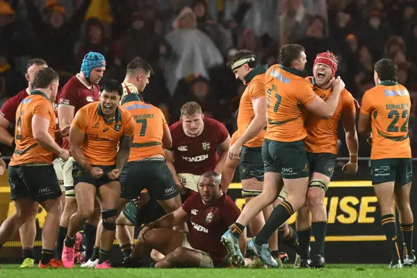 Wallabies beat Lions in rain-soaked Sydney to avoid whitewash