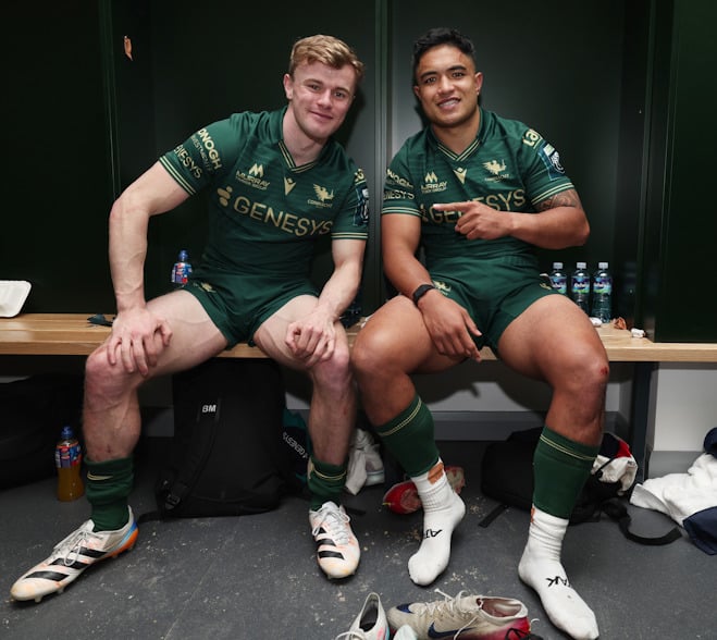 Connacht pair Murphy and Ioane embracing URC play-off pressure