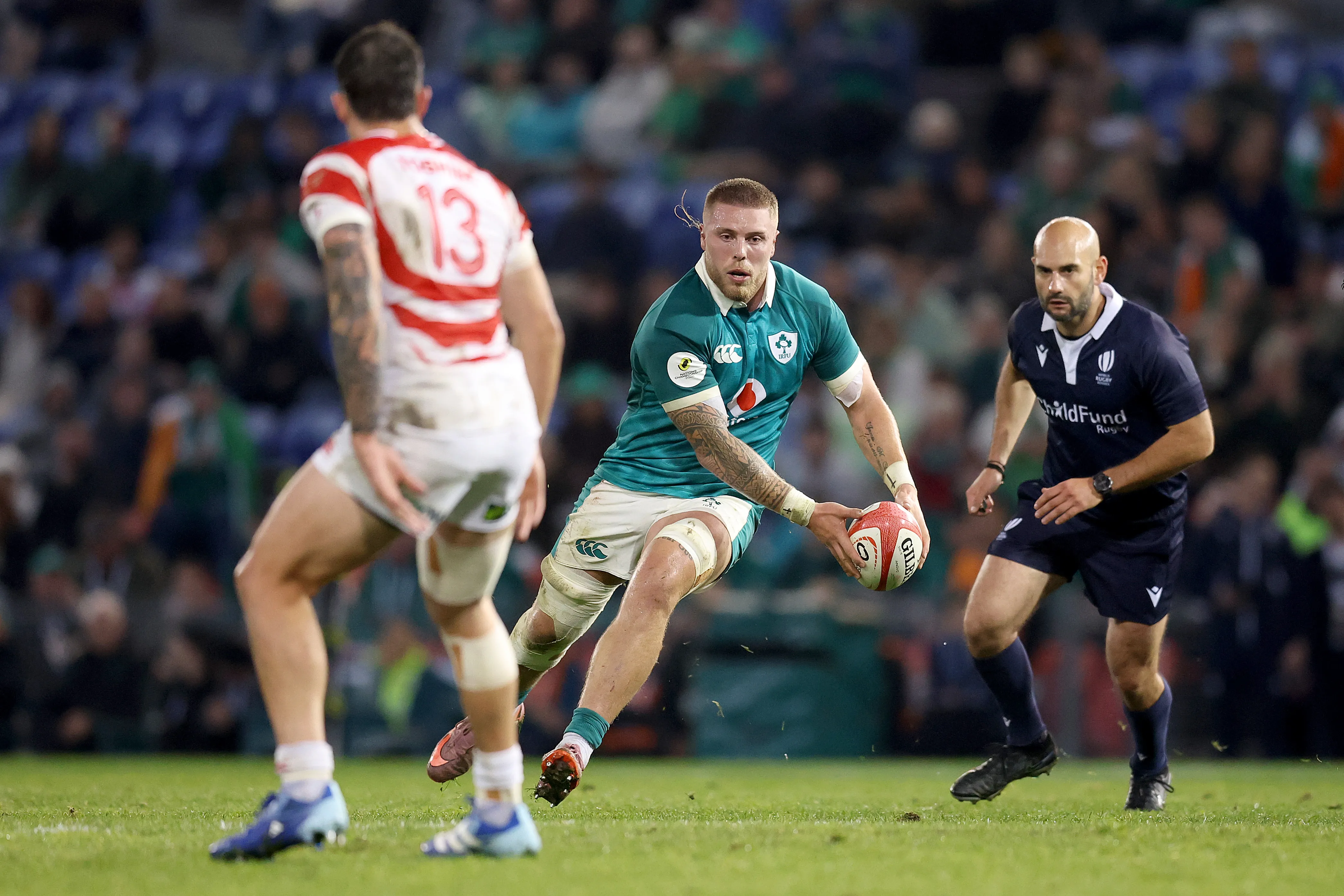 Jansen shines on debut as Ireland grind out victory over Japan